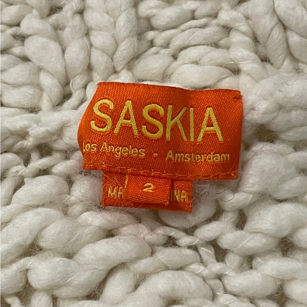 Saskia Knit Turtleneck Chunky Ivory Sweater - Picture 7 of 7